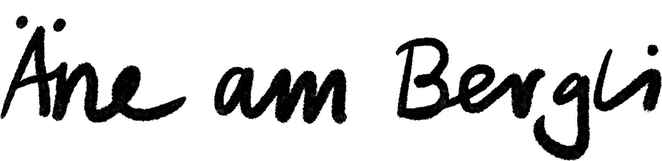 Äne am Bergli